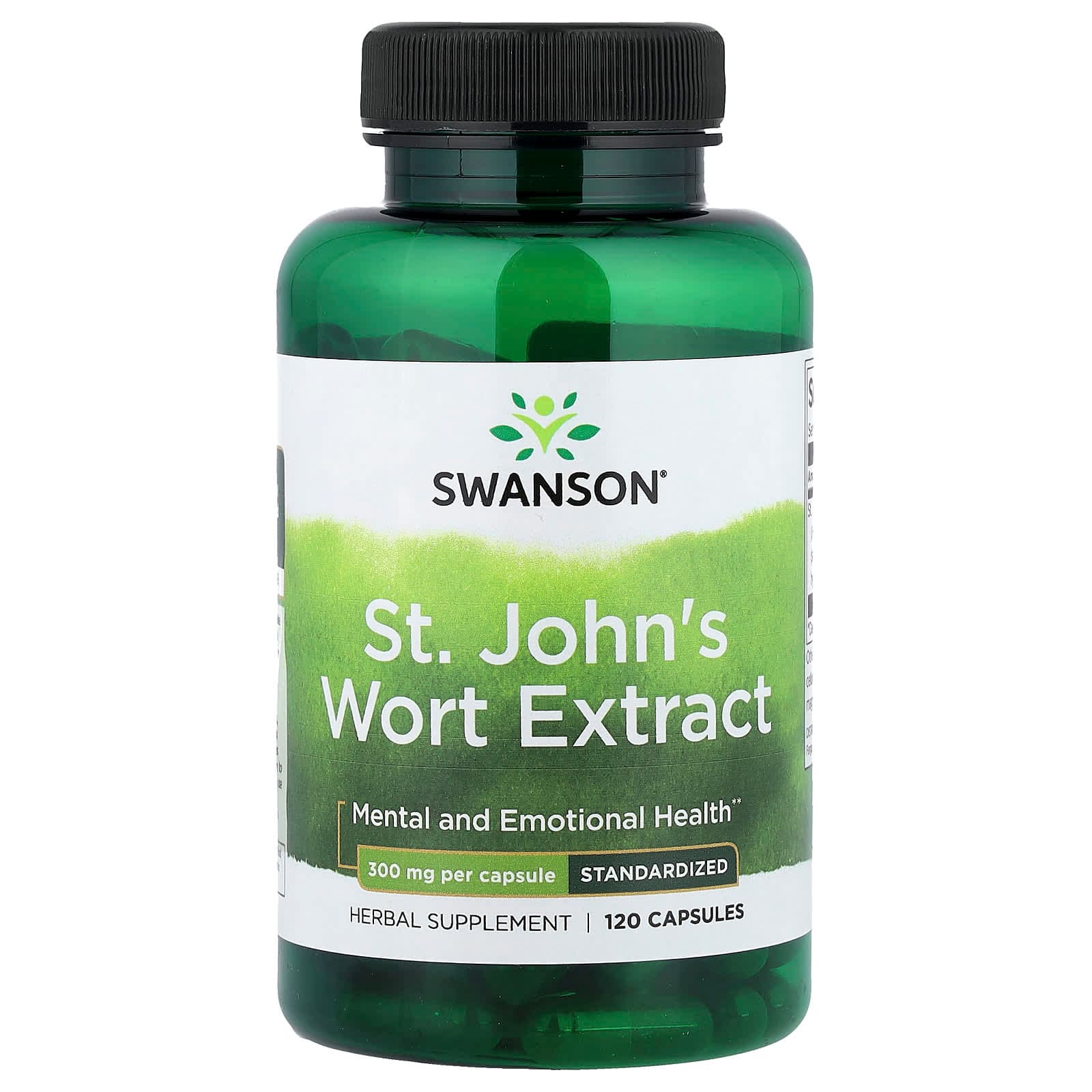 Swanson Vitamins St. John's Wort Extract, Standardized – 120 gélules de Swanson Vitamins