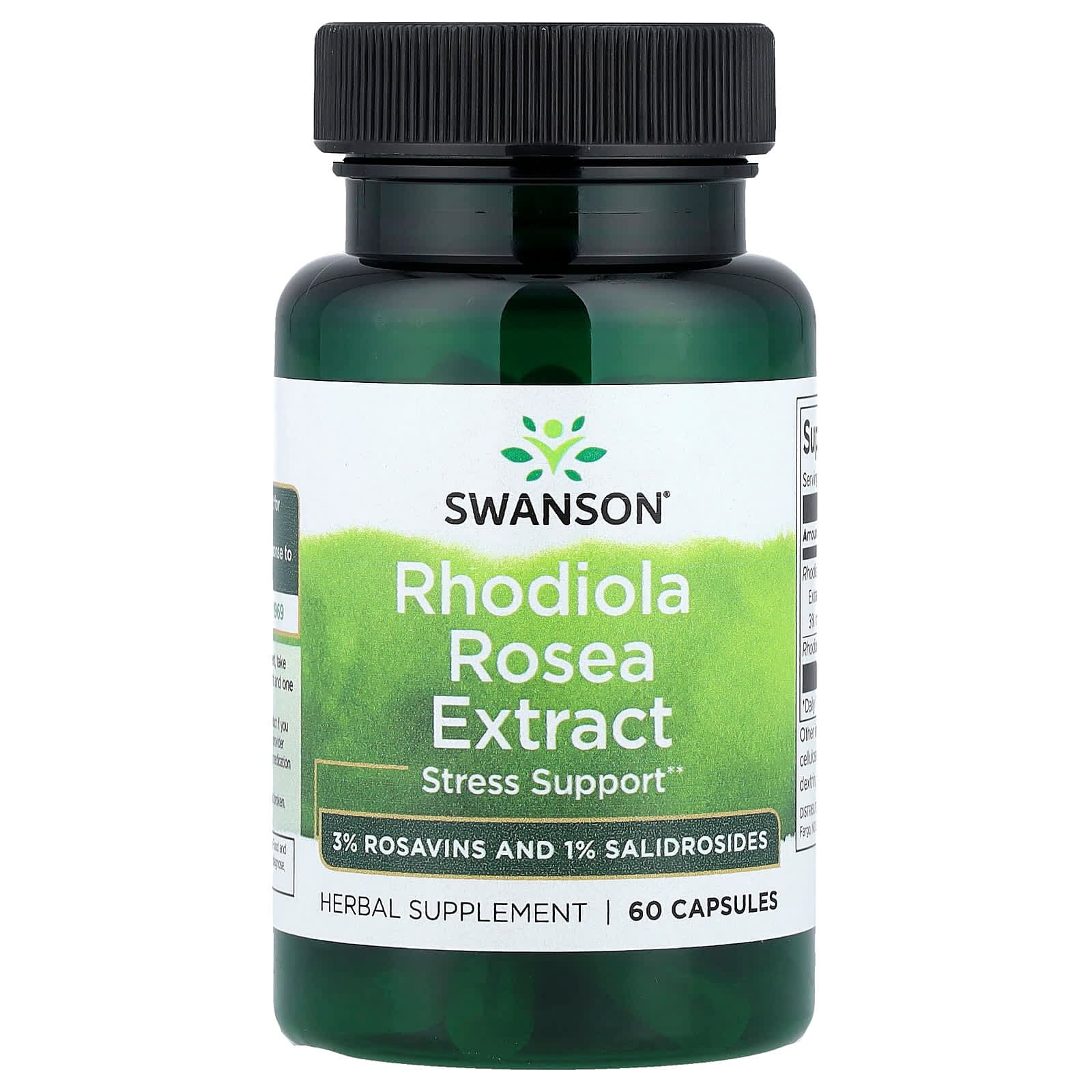 Swanson Vitamins Rhodiola Rosea Extract – 60 gélules de Swanson Vitamins