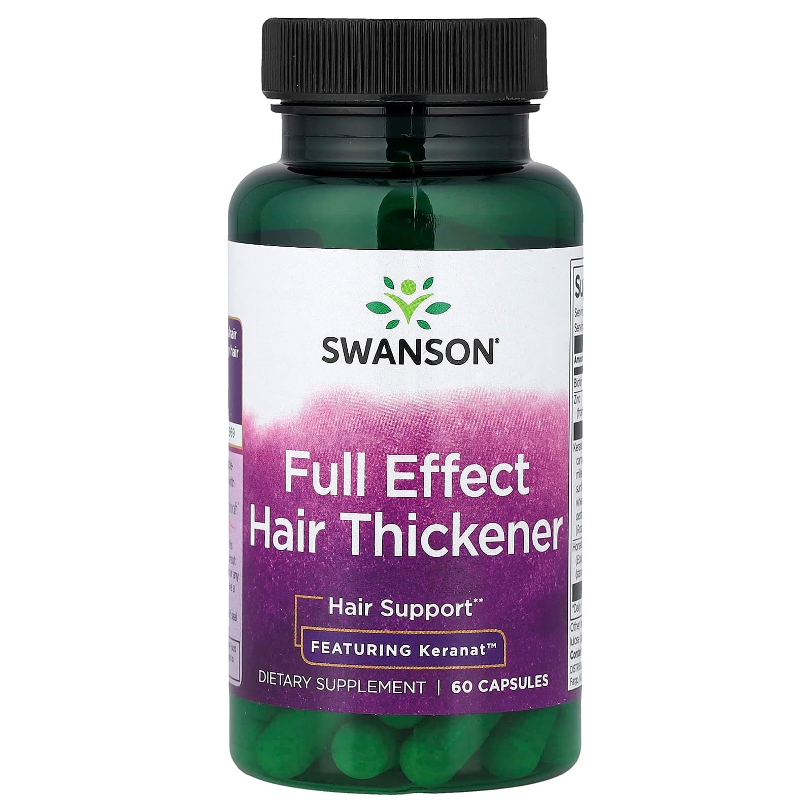 Swanson Vitamins Full Effect Hair Thickener – 60 gélules de Swanson Vitamins