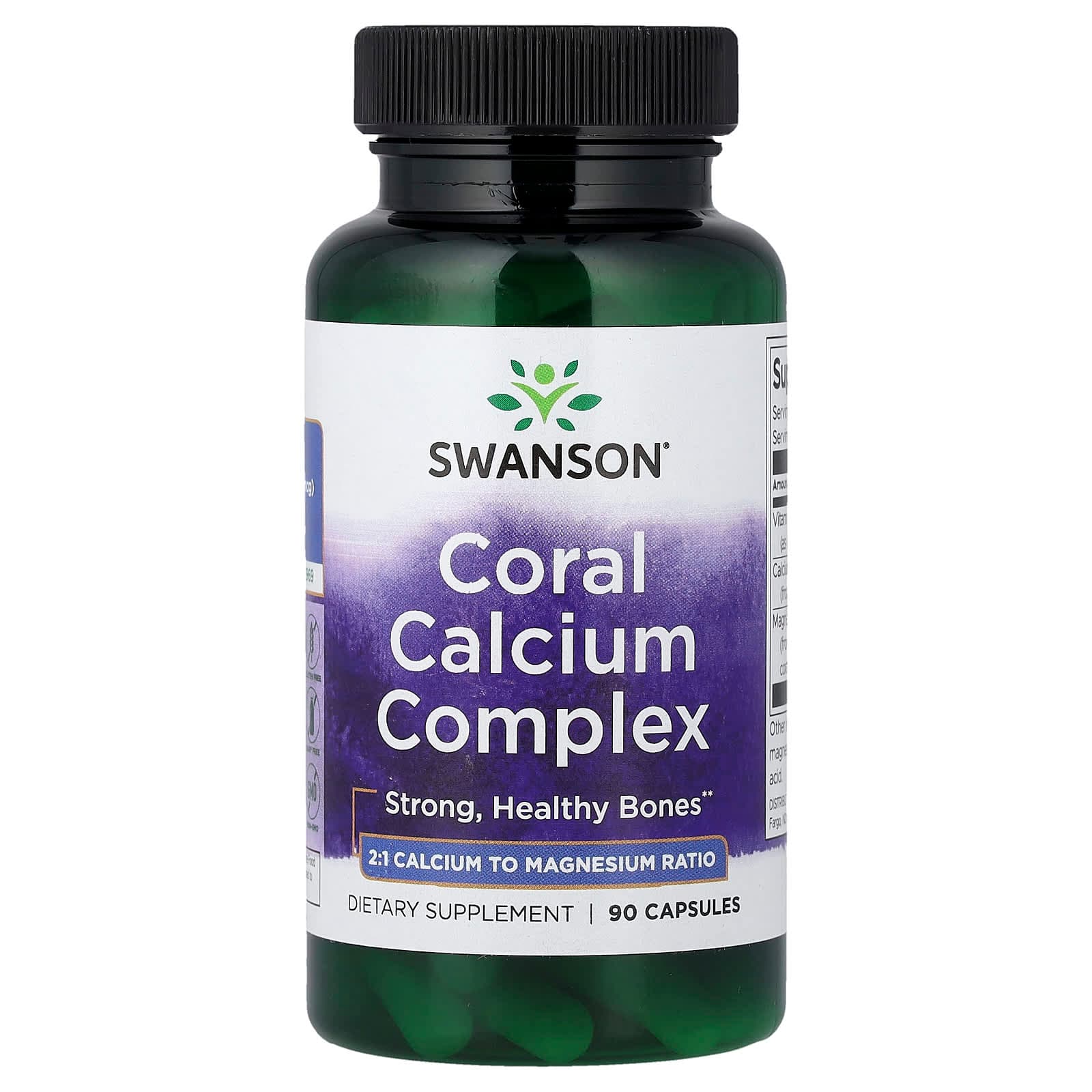 Swanson Vitamins Coral Calcium Complex – 90 gélules de Swanson Vitamins