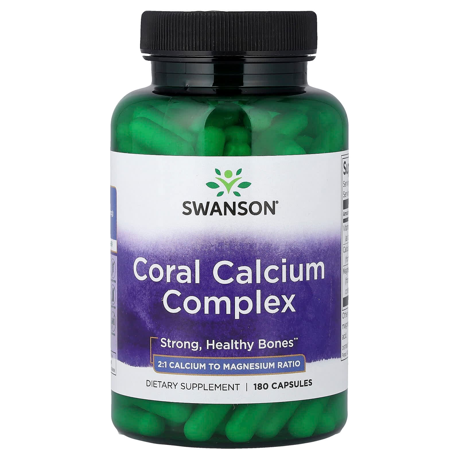 Swanson Vitamins Coral Calcium Complex – 180 gélules de Swanson Vitamins