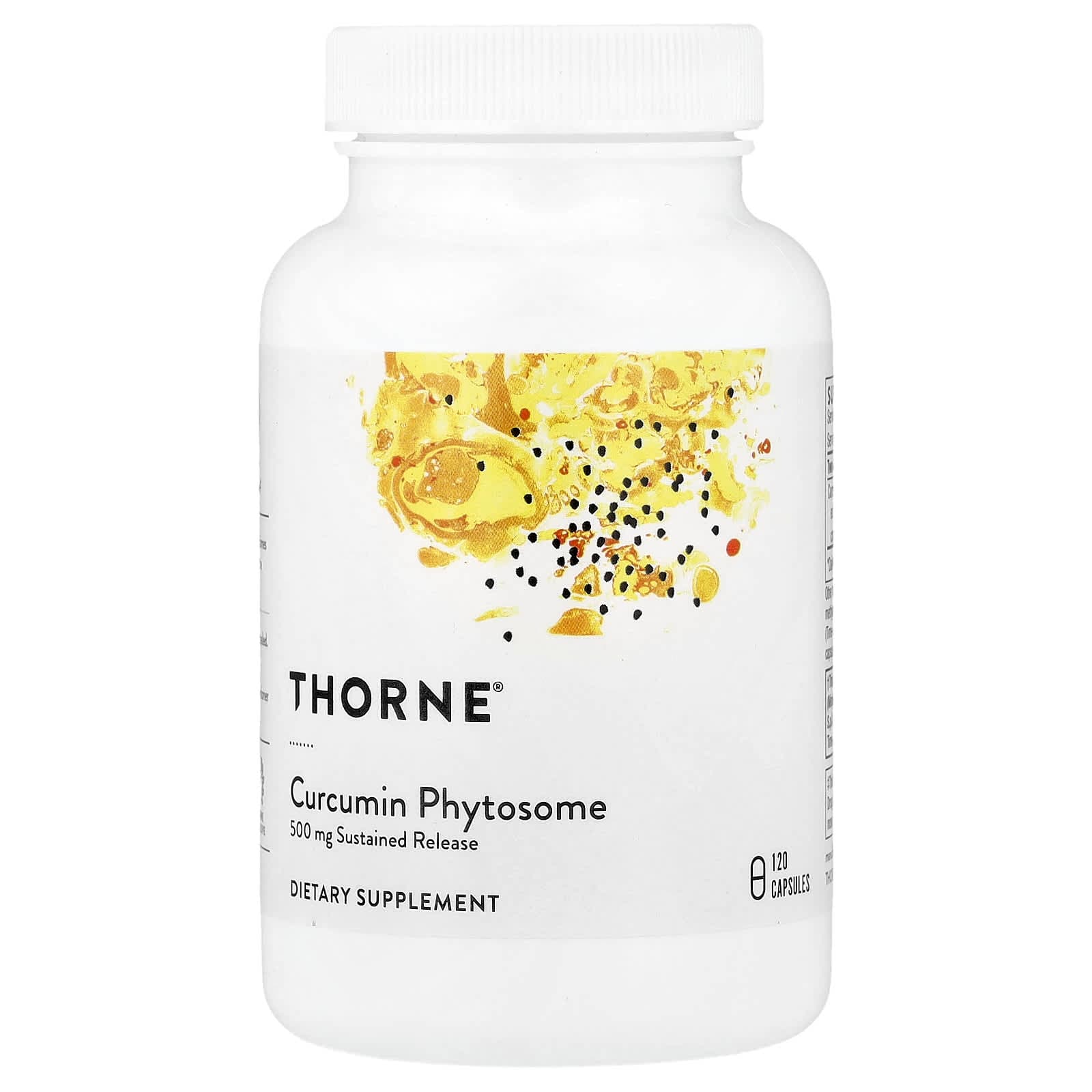 Thorne Curcumin Phytosome, Sustained Release – 120 gélules de Thorne