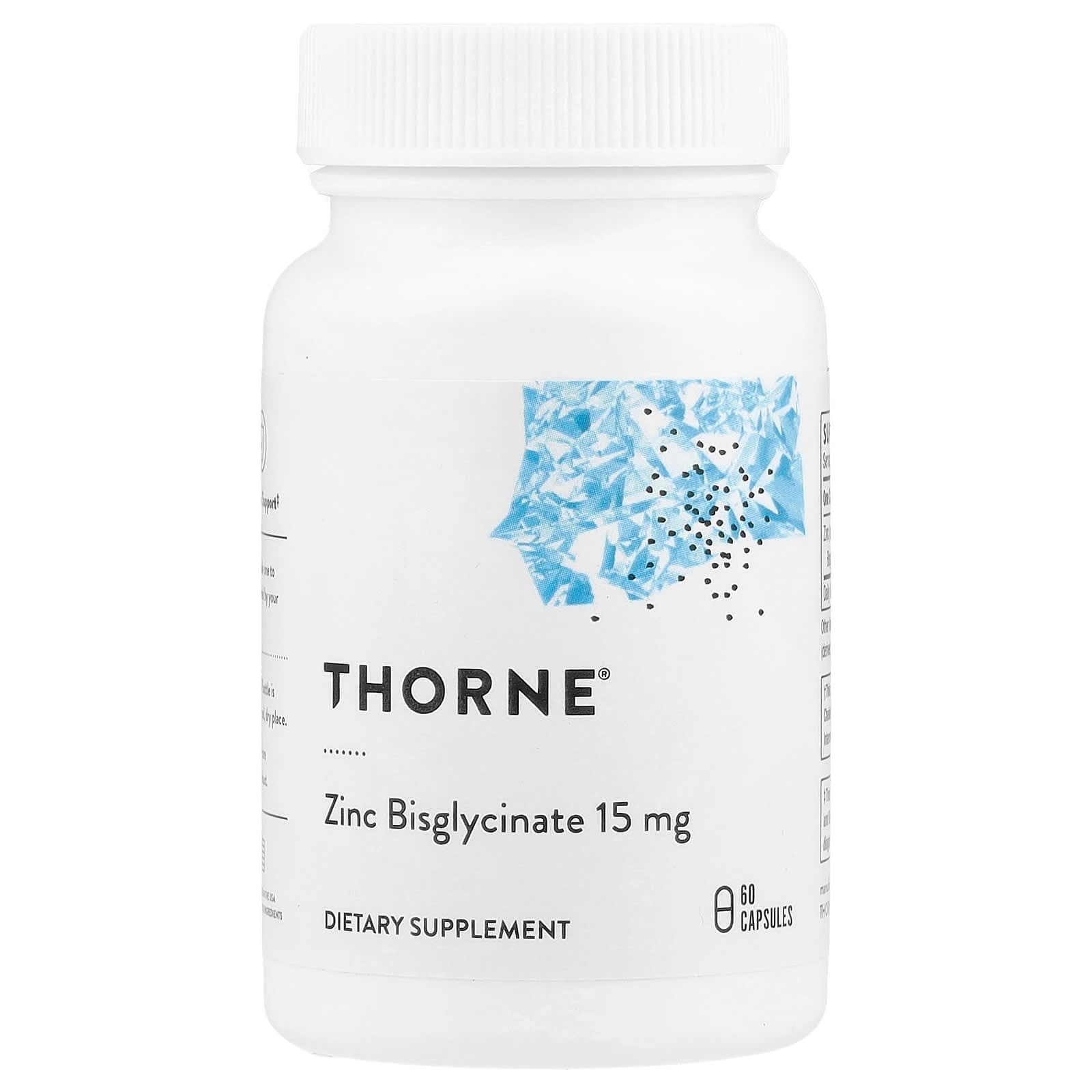 Thorne Zinc Bisglycinate – 60 gélules de Thorne