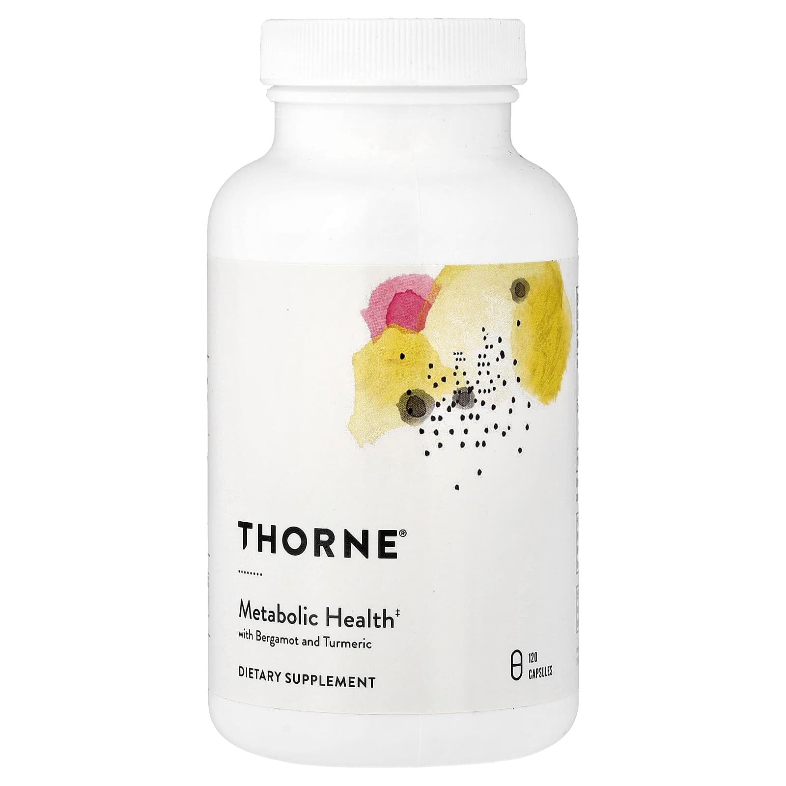 Thorne Metabolic Health with Bergamot and Turmeric – 120 gélules de Thorne