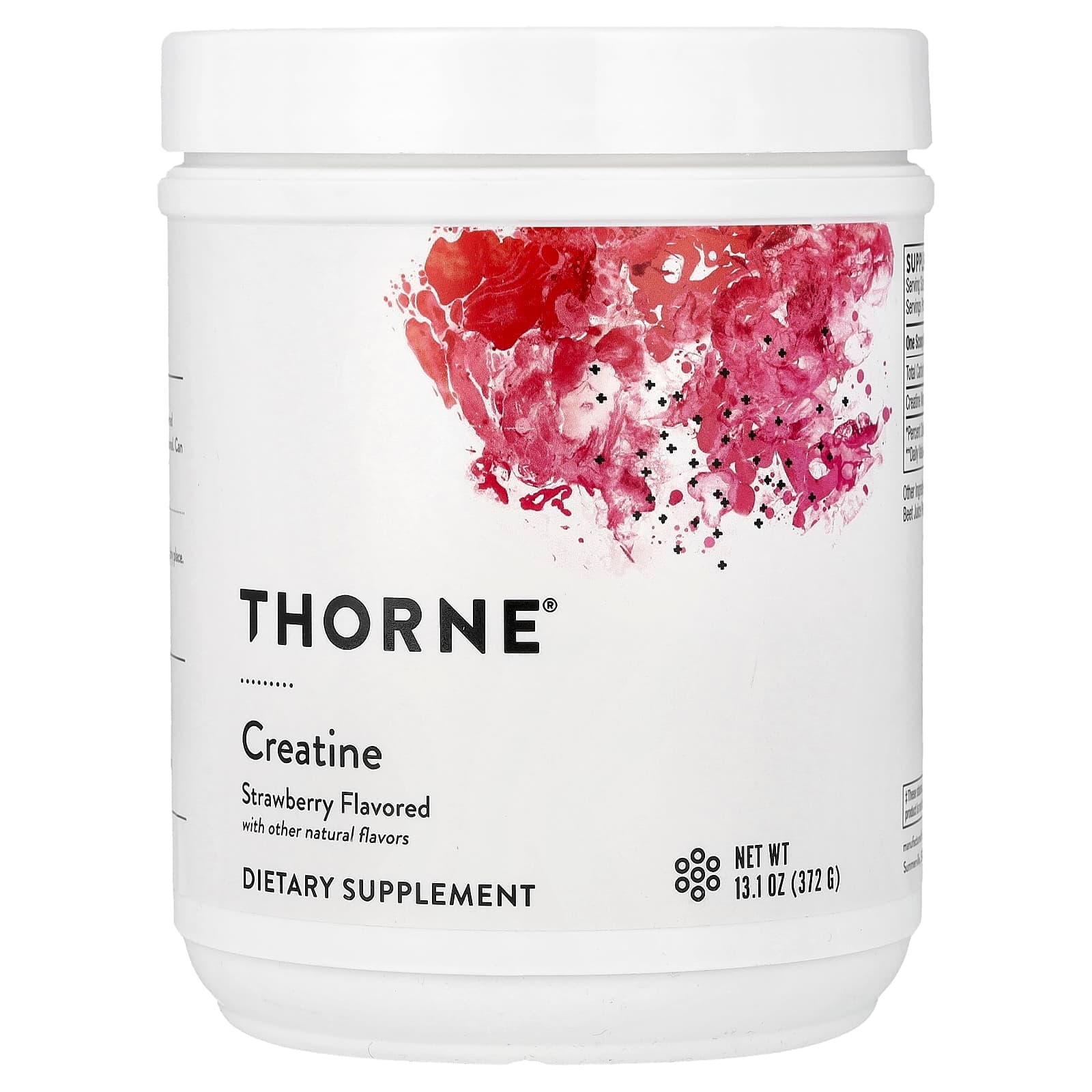 Thorne Creatine – Strawberry – 372 g de Thorne