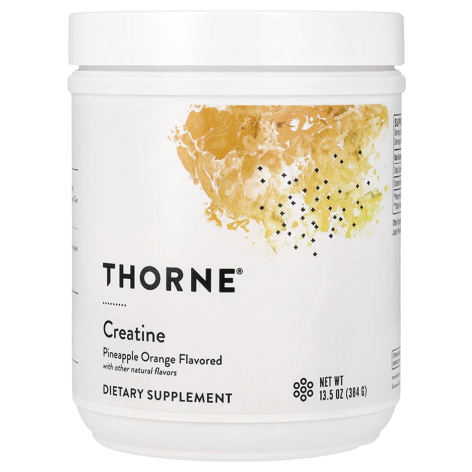 Thorne Creatine – Pineapple Orange – 384 g de Thorne