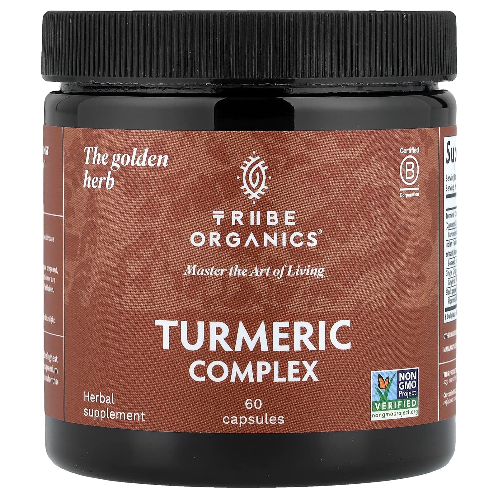 Tribe Organics Turmeric Complex – 60 gélules de Tribe Organics