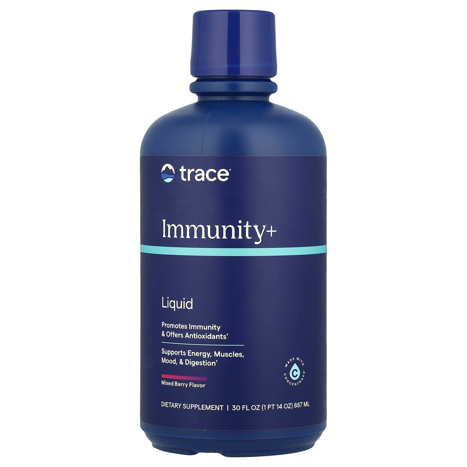 Trace Liquid Immunity+ – Mixed Berry – 887 ml de Trace