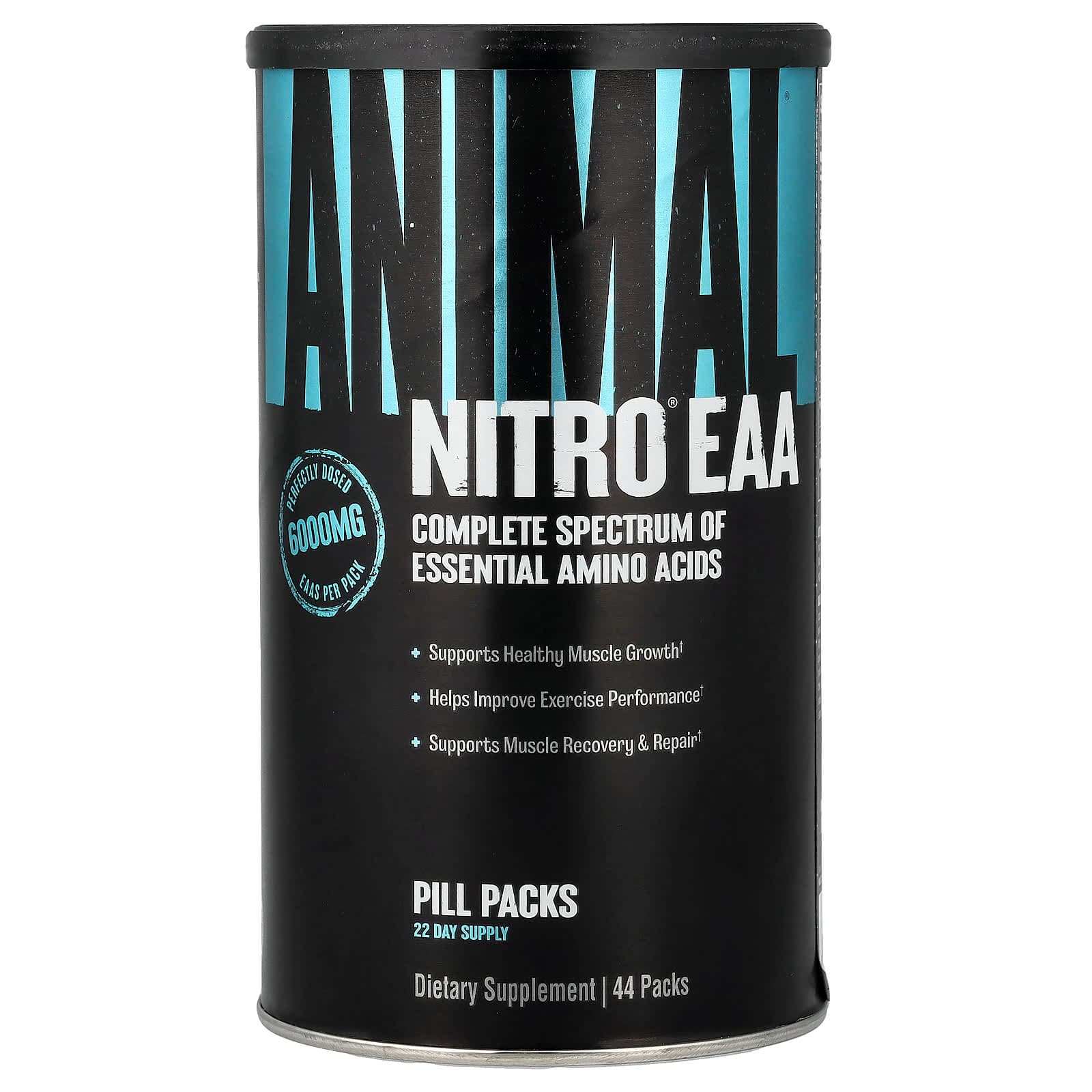 Animal Nitro EAA, Complete Spectrum of Essential Amino Acids, 44 Packs de Animal
