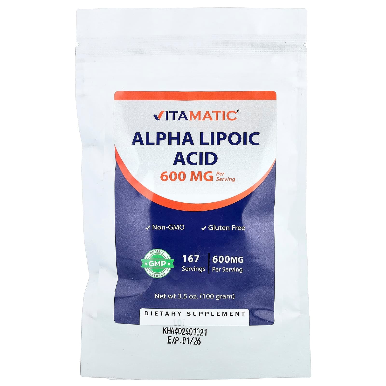 Vitamatic Alpha Lipoic Acid – 100 g de Vitamatic