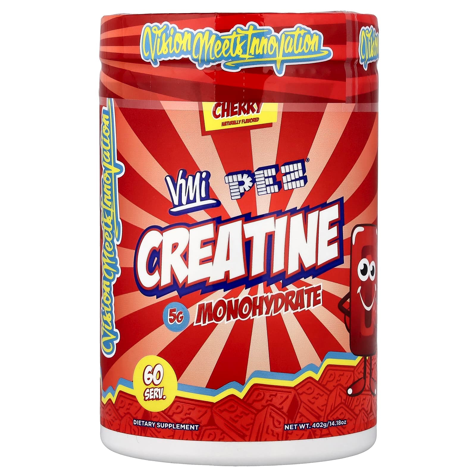 VMI Sports Creatine Monohydrate – Pez Cherry – 402 g de VMI Sports