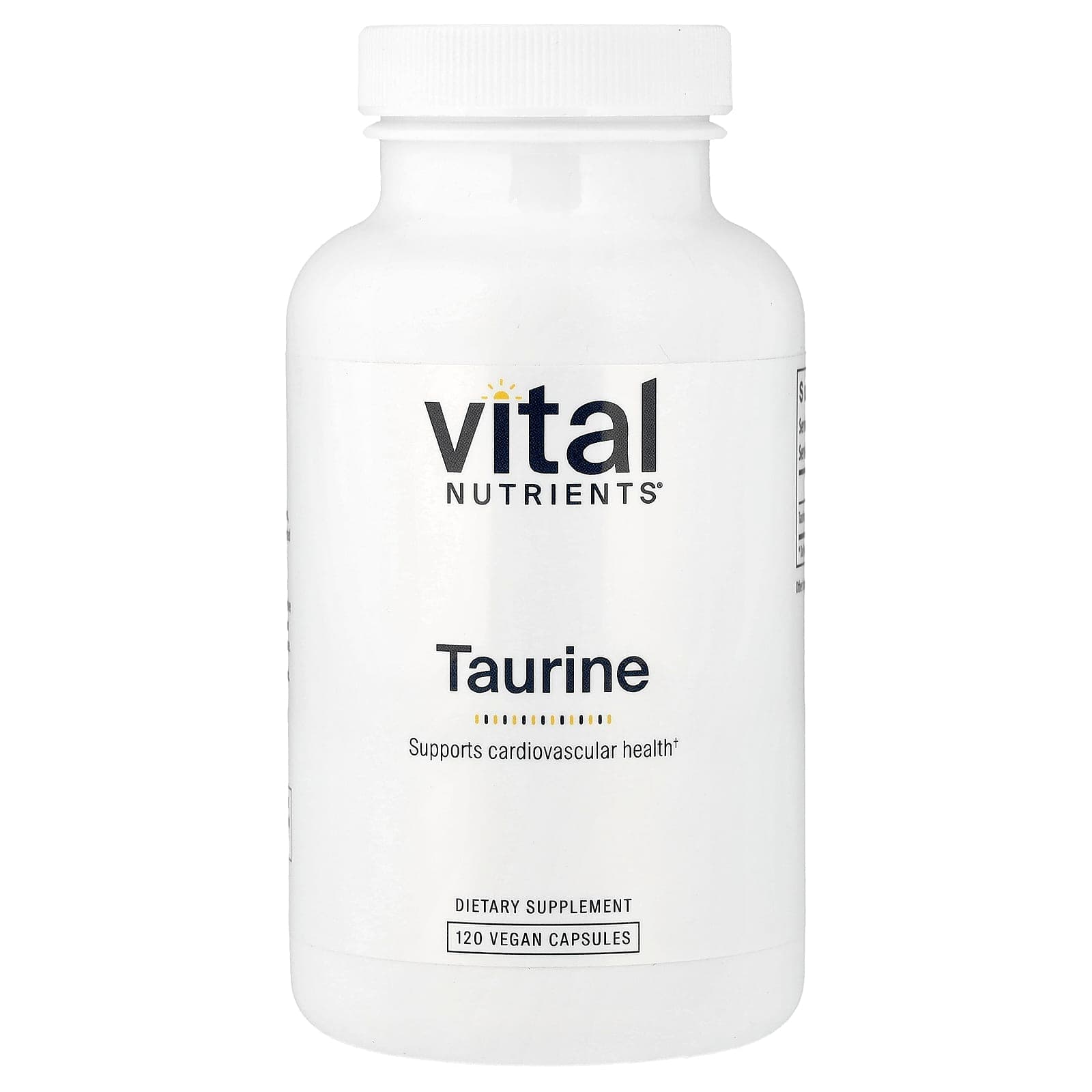 Vital Nutrients Taurine – 120 gélules véganes de Vital Nutrients