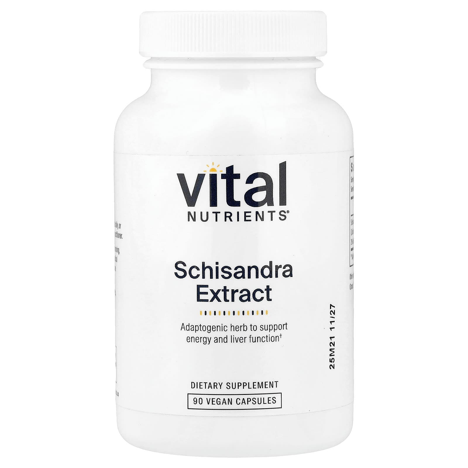 Vital Nutrients Schisandra Extract – 90 gélules véganes de Vital Nutrients