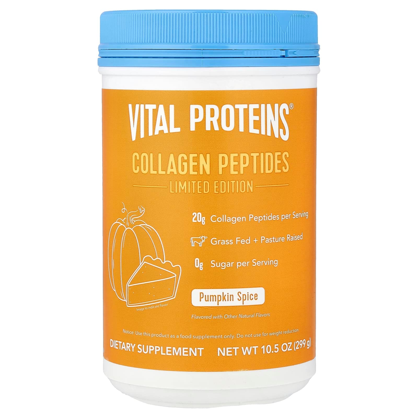 Vital Proteins Collagen Peptides, Pumpkin Spice – 299 g de Vital Proteins