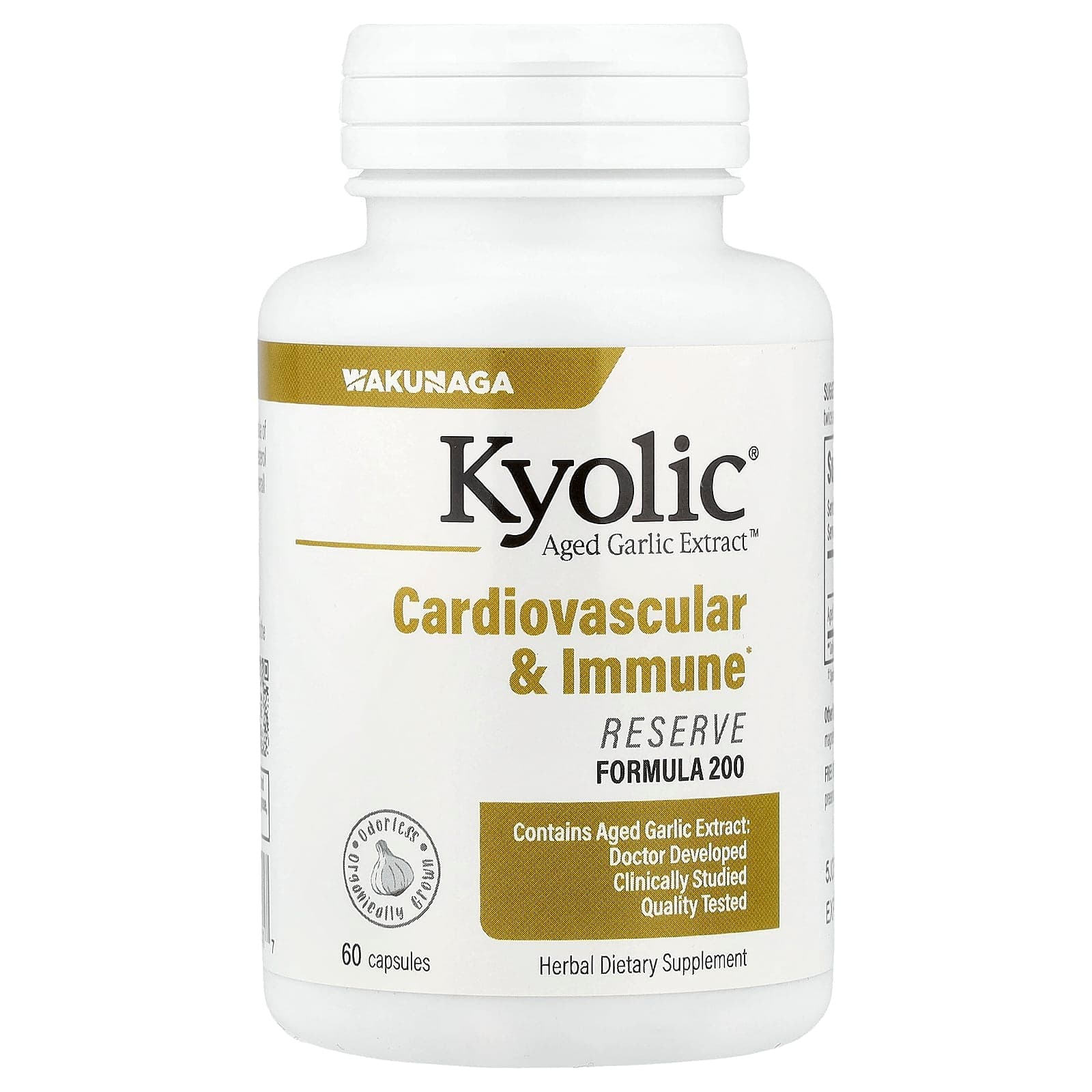 Kyolic Aged Garlic Extract, Cardiovascular & Immune – 60 gélules de Kyolic