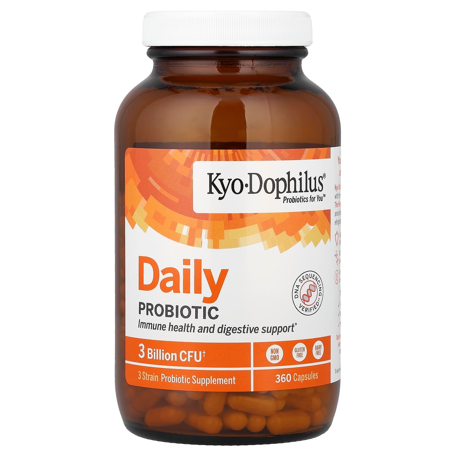 Kyolic Kyo-Dophilus, Daily Probiotic – 360 gélules de Kyolic