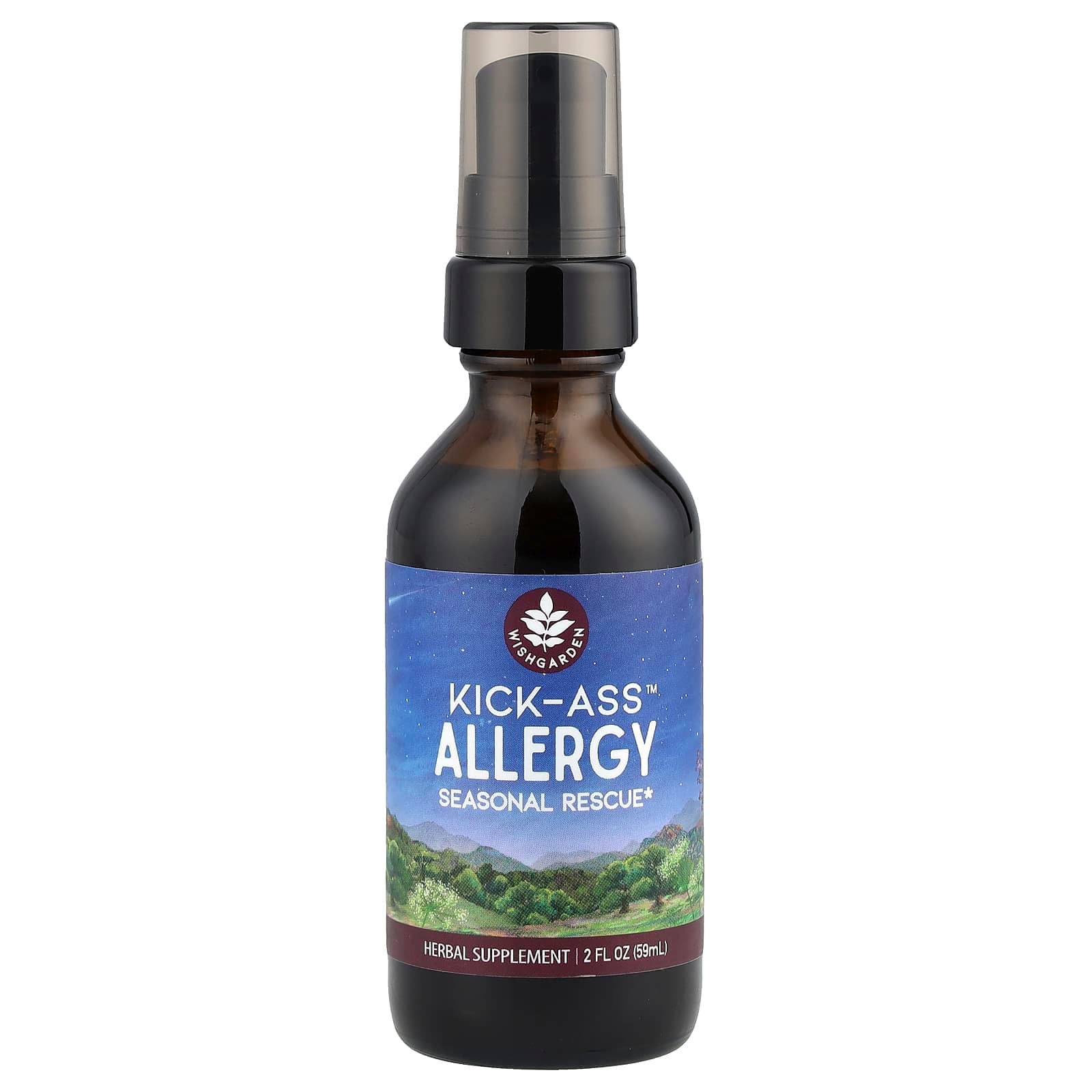 WishGarden Herbs Kick-Ass Allergy, Seasonal Rescue – 59 ml de WishGarden Herbs
