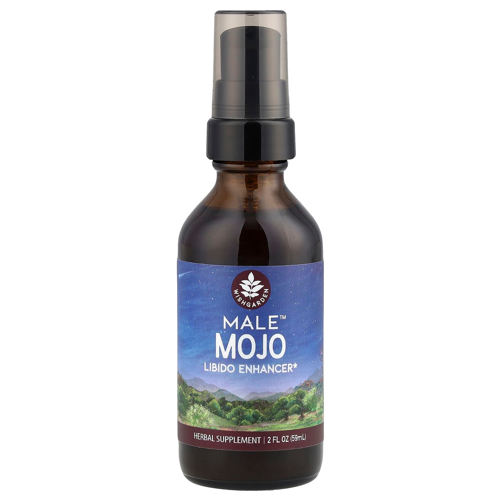 WishGarden Herbs Male Mojo, Libido Enhancer – 59 ml de WishGarden Herbs