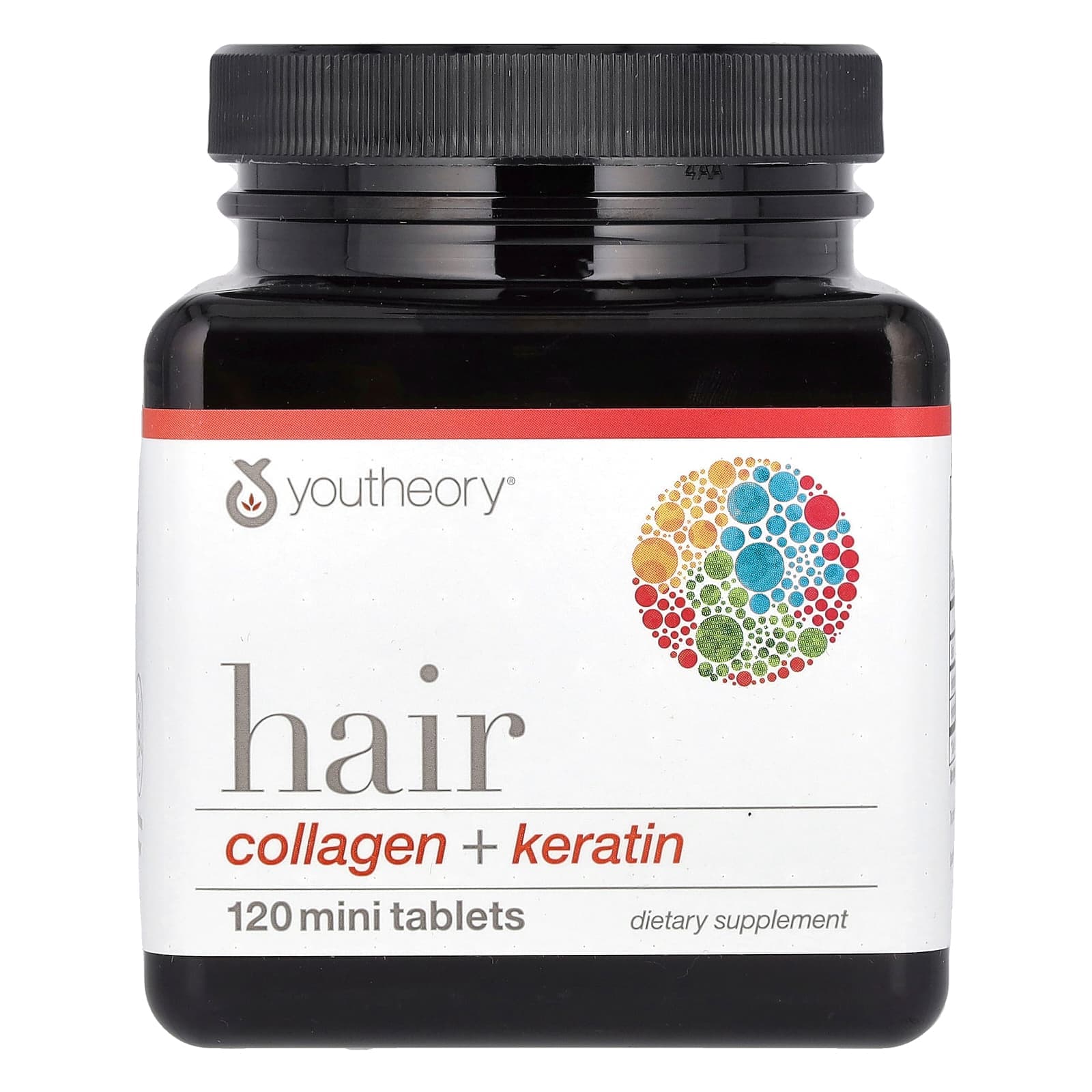 Youtheory Hair, Collagen + Keratin, 120 Mini Tablets de Youtheory