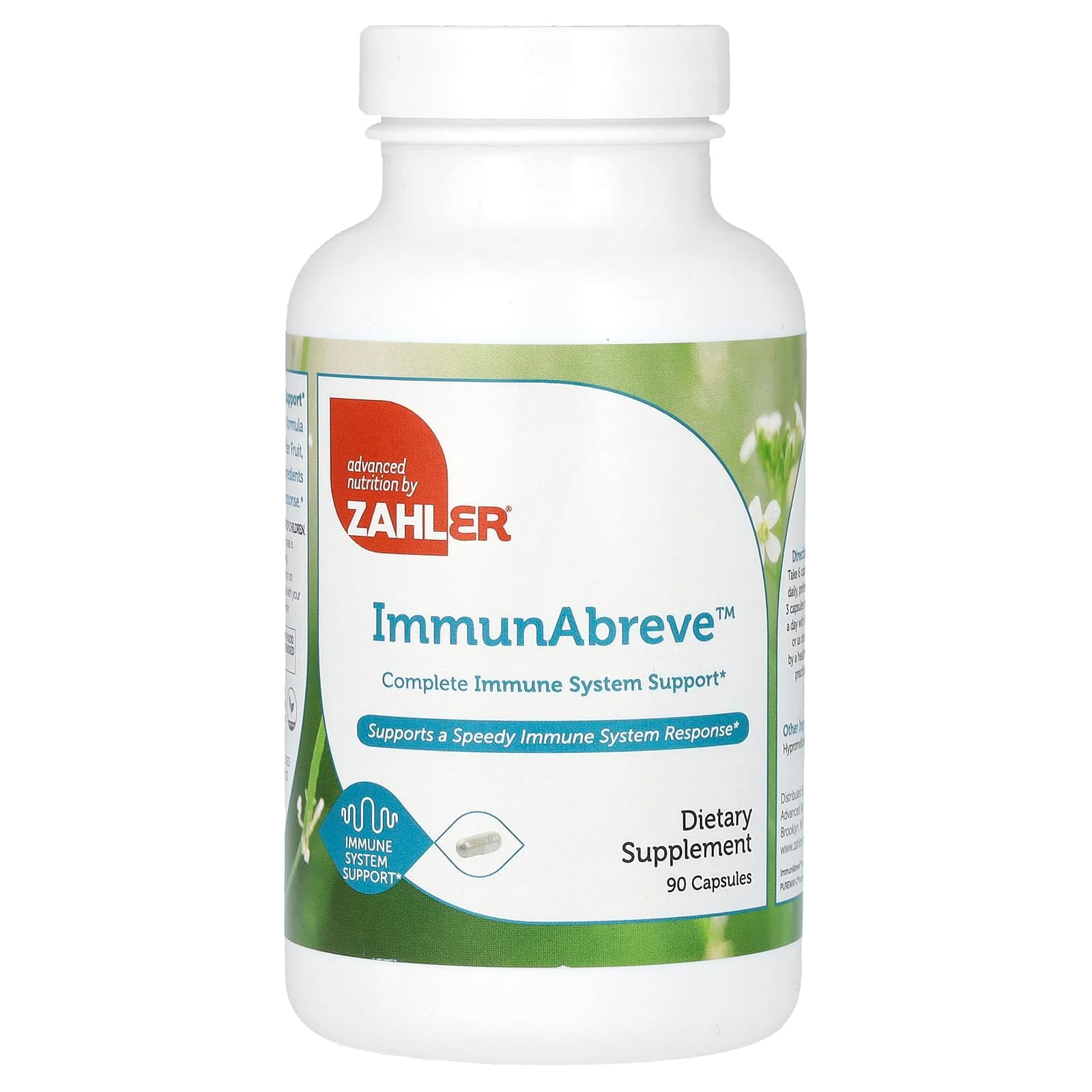 Zahler ImmunAbreve, Complete Immune System Support – 90 gélules de Zahler