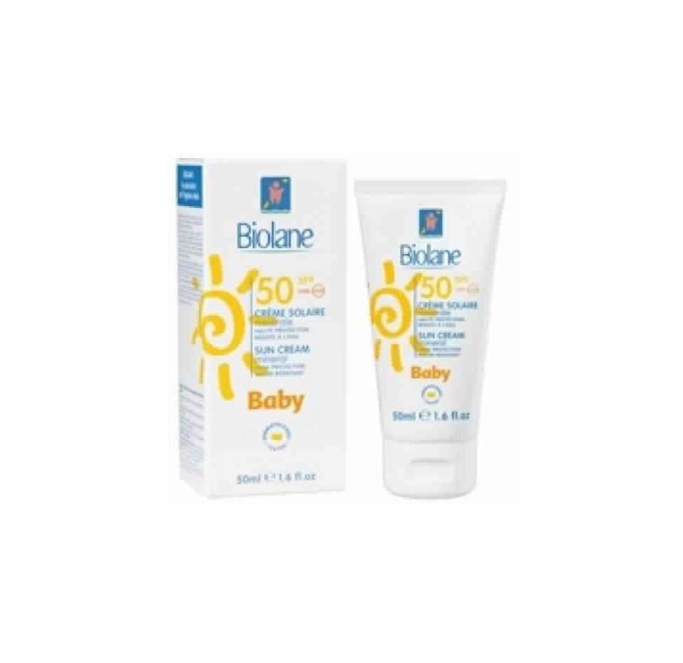 Biolane crème solaire SPF50+ de BIOLANE