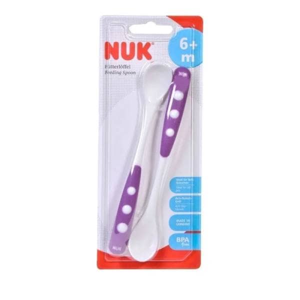 nuk blister a 2 cuillères 6m+ de NUK