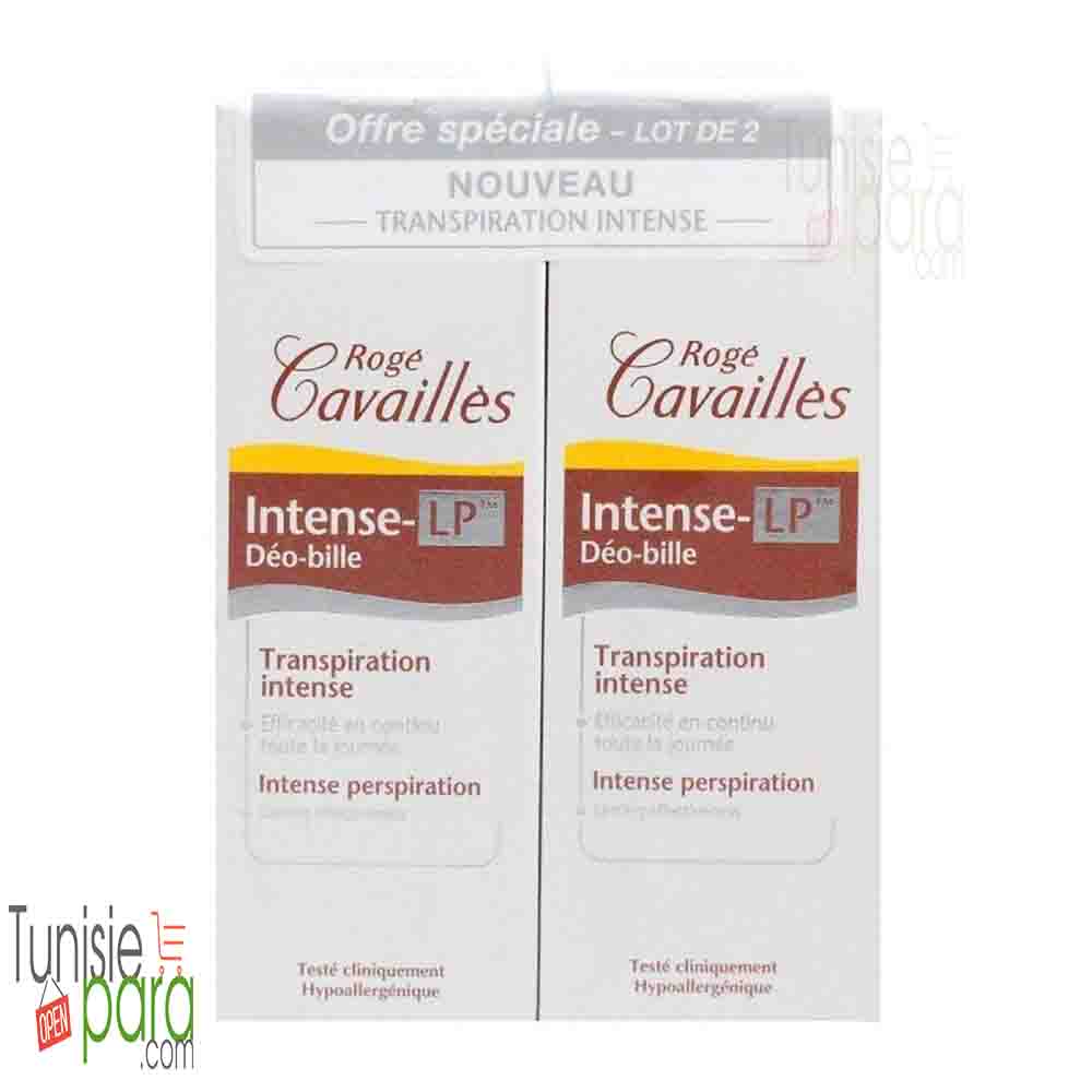 Rogé cavaillès déo-bille intense-lp transpiration intense 2×40 ml de ROGE CAVAILLES